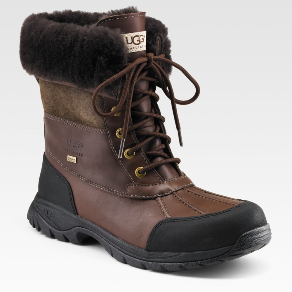 UGG Boots UGG Men's Brown Leather Boots UGG Men’s Adirondack Boots